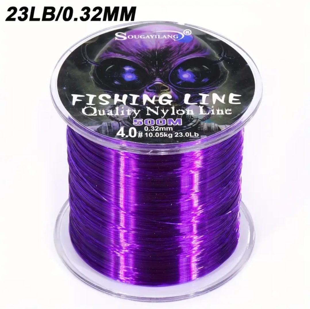 HiVis Mono Quality Fishing Line 500m