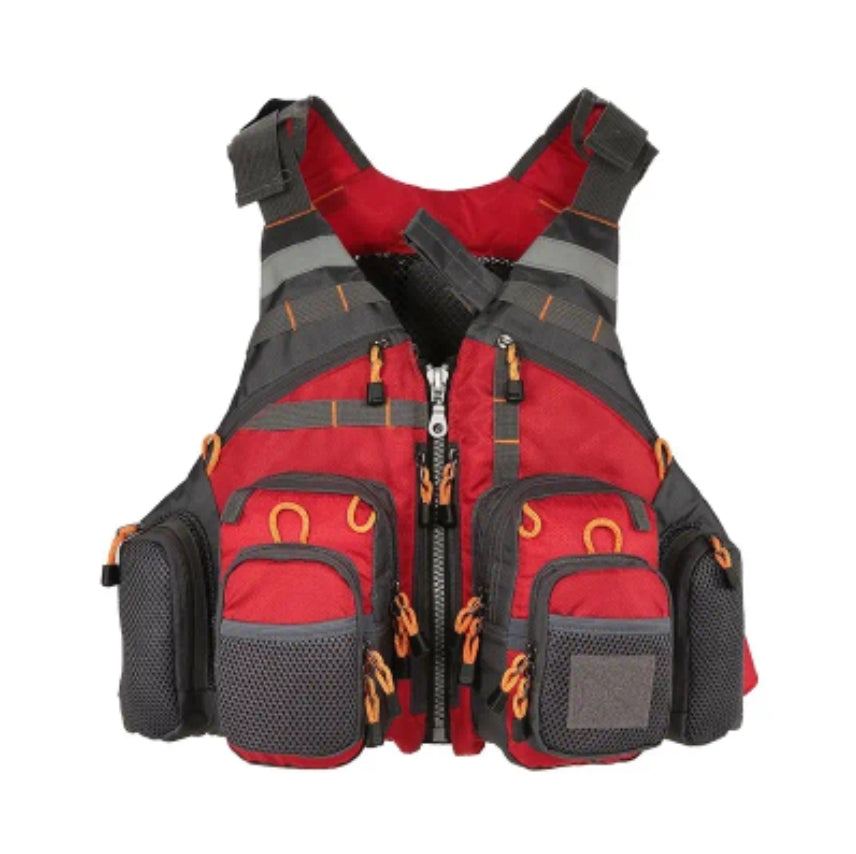 Fishing Vest - 11 Zipper Pockets - Optional Foam Inserts - Bass Fly Fishing Catfishing Saltwater Freshwater