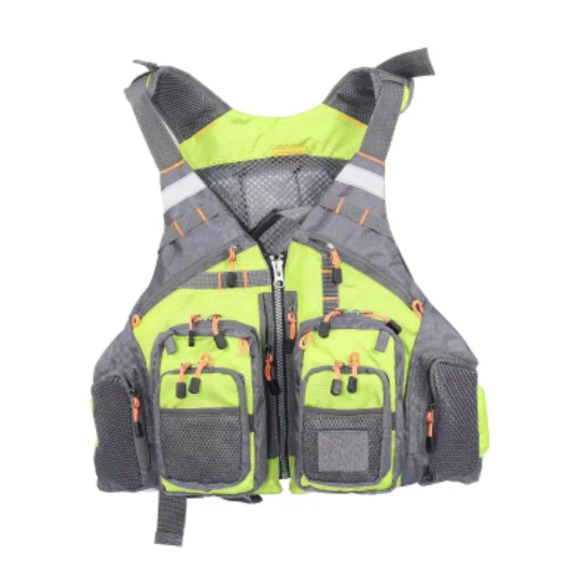 Fishing Vest - 11 Zipper Pockets - Optional Foam Inserts - Bass Fly Fishing Catfishing Saltwater Freshwater