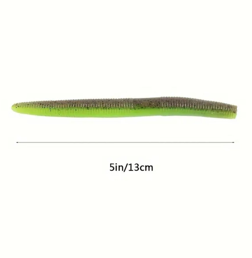 5 Pack WACKY WORMS 5in