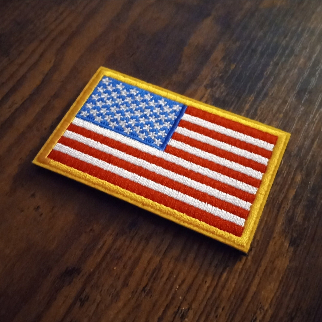 USA Flag Velcro Tactical Patches