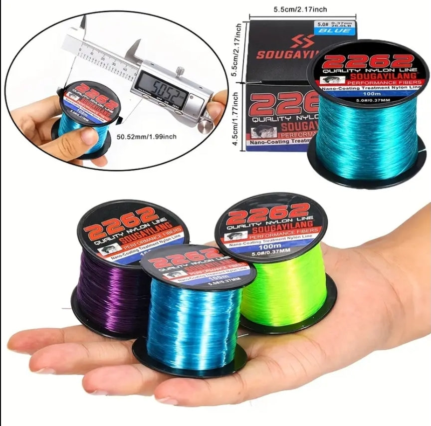 100M Hi-Vis Mono Fishing Line