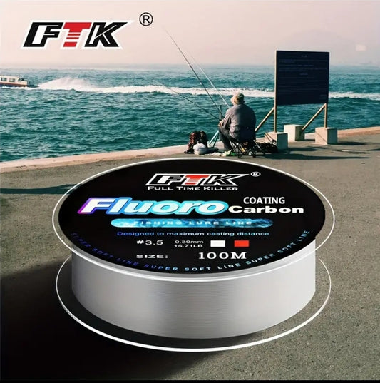 FTK®️ FlouroCarbon Fishing Line 100-120M