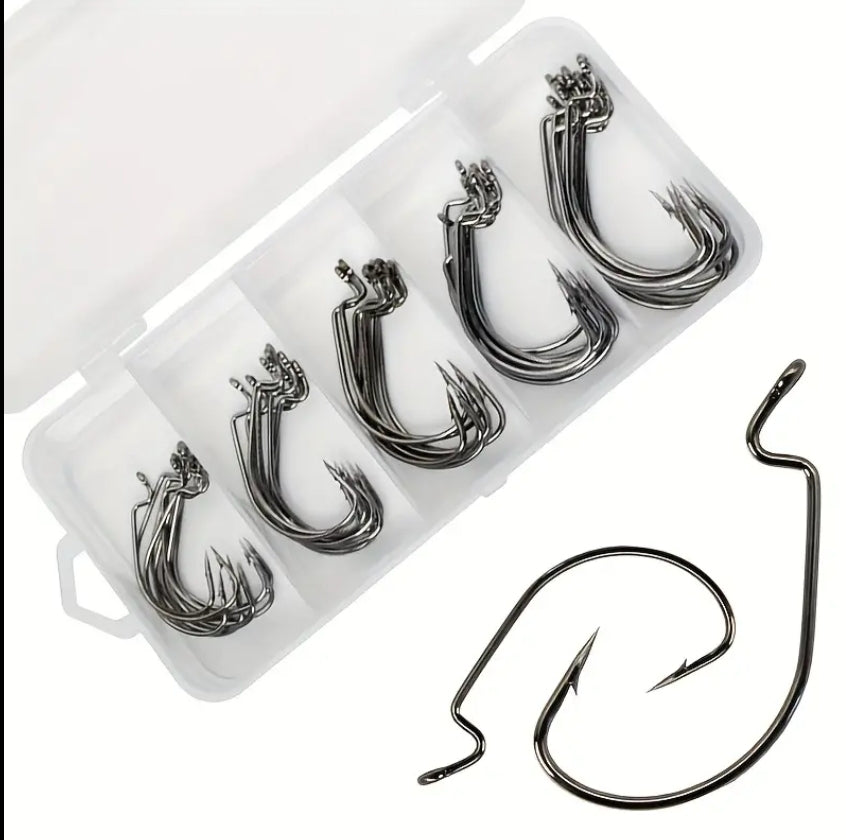 50 Piece Large Fishing Hooks