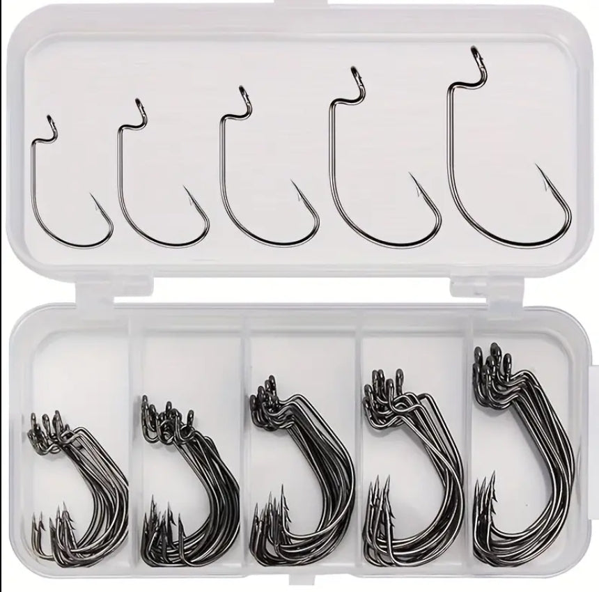 50 Piece Large Fishing Hooks