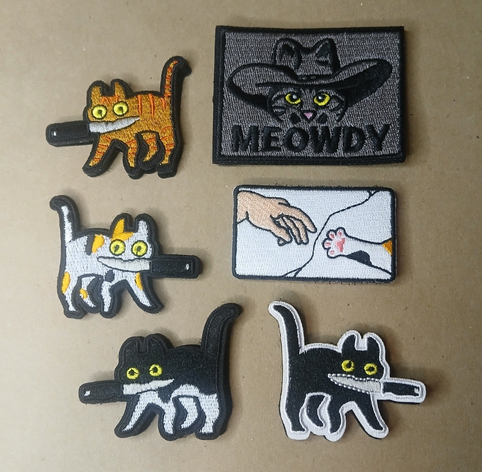 Cat Velcro Patches