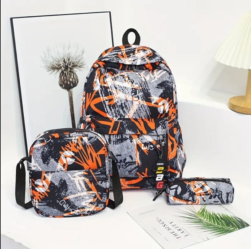 3 Piece Backpack Set