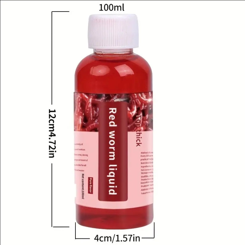 Viral Red Worm Liquid Pure Fish Attractant for Freshwater 100ml