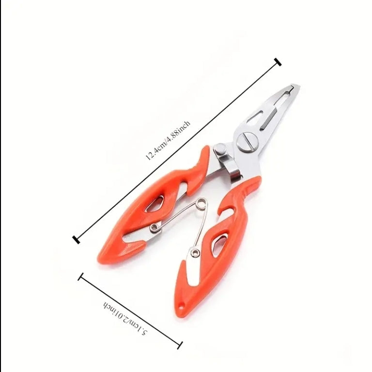 Portable Fishing Pliers with angled head + Sheath