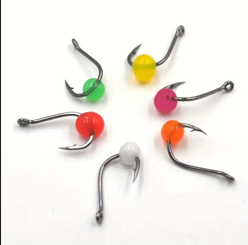 200 Piece Jelly Lures 6mm Scented Fishing Bait