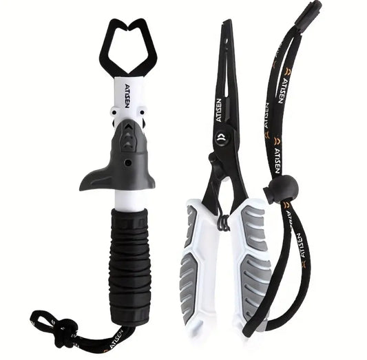 2pcs Stainless Steel Durable Fishing Pliers - Essential Tool for Easy Fish Control and Outdoor Fishing