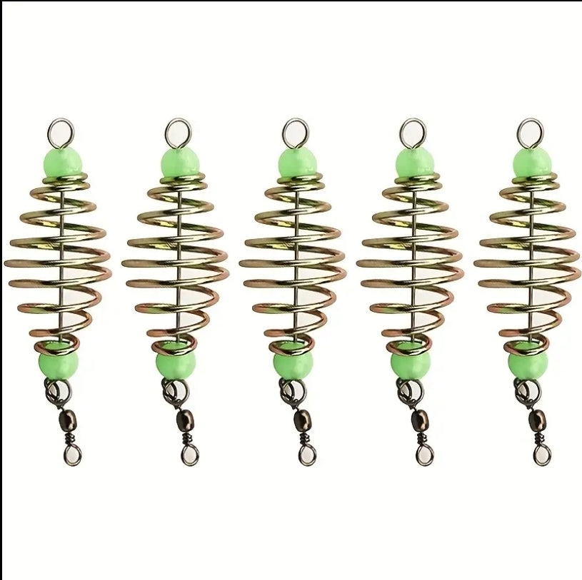 5 Pack Magic Carp Bait Cage - Medium Size 2.75 inches