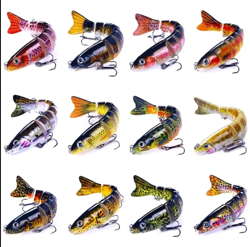 5 inch Glide Bait Pro-Lure Multi Jointed Swim Bait