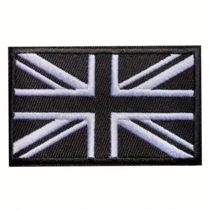 UK Velcro Patches - UK England Australia New Zealand Tactical Morale Embroidered Hook and Loop Badge