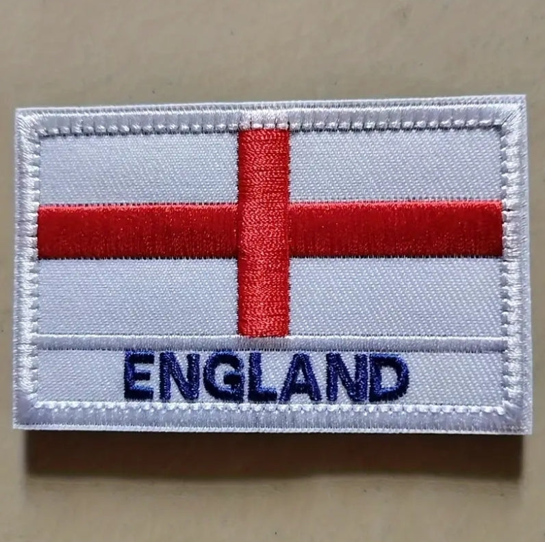 UK Velcro Patches - UK England Australia New Zealand Tactical Morale Embroidered Hook and Loop Badge