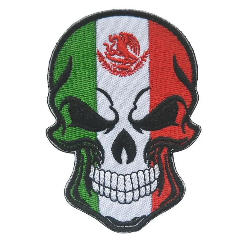 Mexico Velcro Patch 3X2 inch Tactical Morale Embroidered Hook and Loop Mexican Pride Chicano