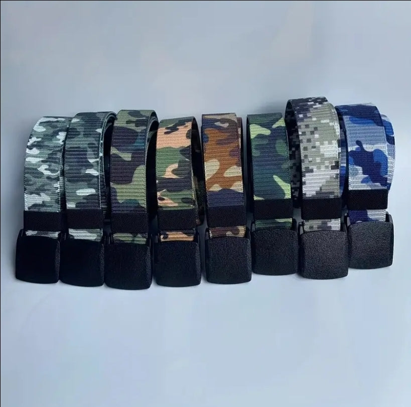 Heavy Duty Tactical Camo Belt 47.2 inch 600D Puncture Proof