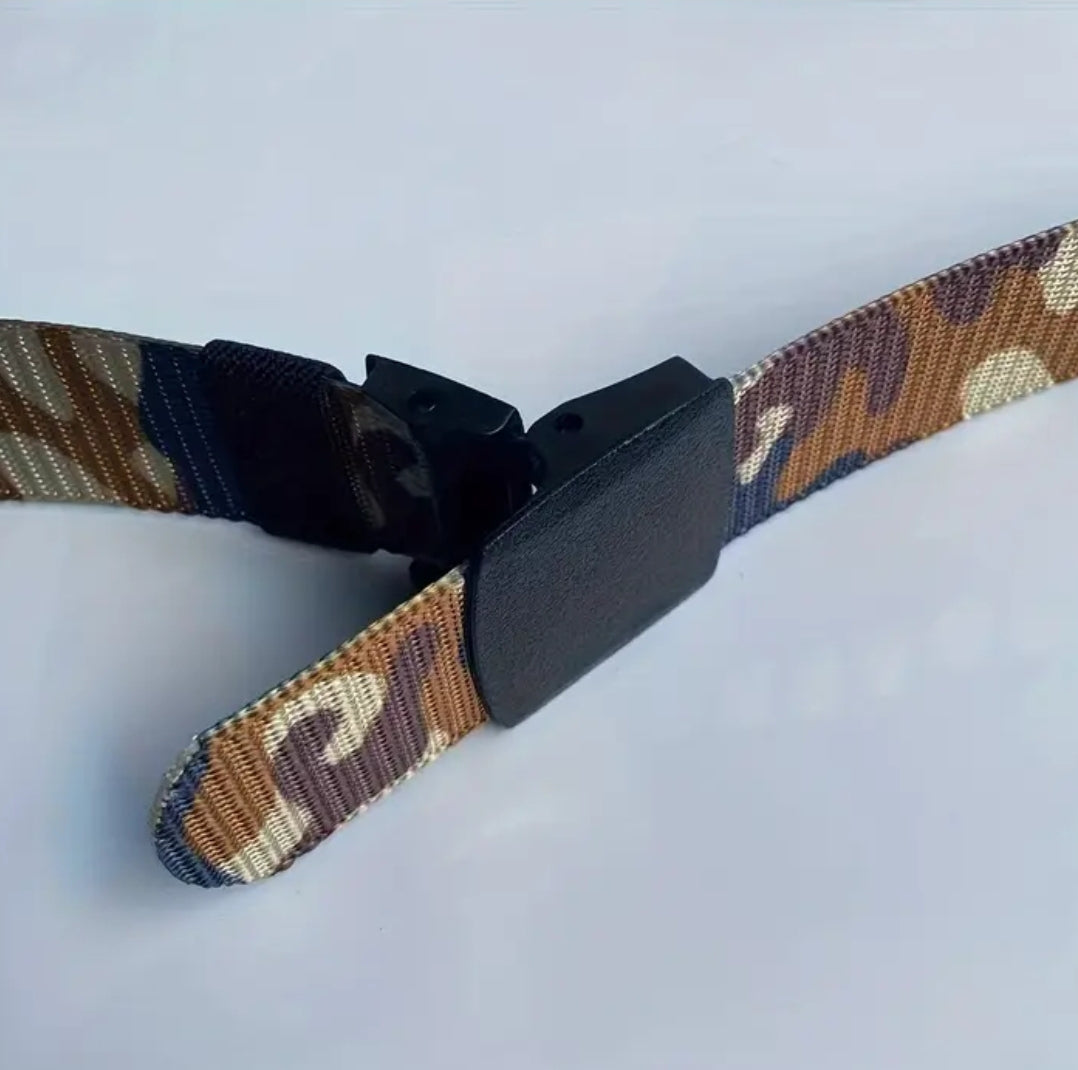 Heavy Duty Tactical Camo Belt 47.2 inch 600D Puncture Proof