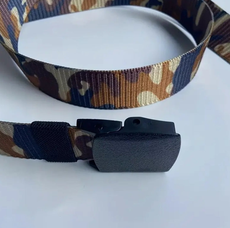 Heavy Duty Tactical Camo Belt 47.2 inch 600D Puncture Proof