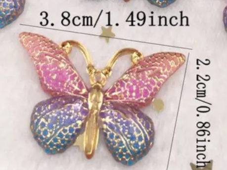 Big Butterfly Shoe Charm