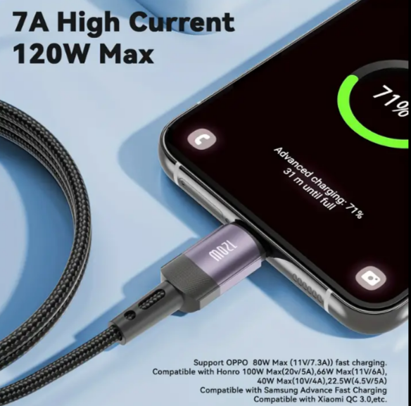 6.5 Ft USB-C Fast Charge Cable