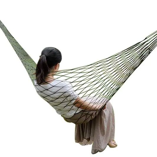 Single Person Nylon Net Outdoors Hammock