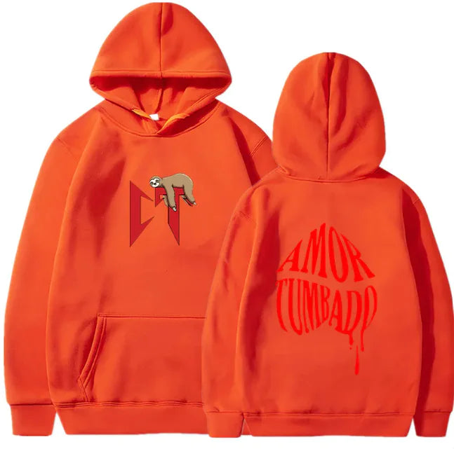 Animal Print Pullover Hoodie