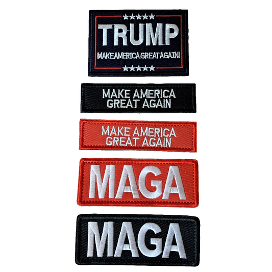 Trump Velcro Patches Hook and Loop MAGA Patch