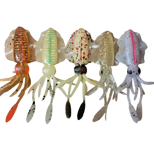 4 Inch Crazy Squid Full Color Bionic Swim Bait