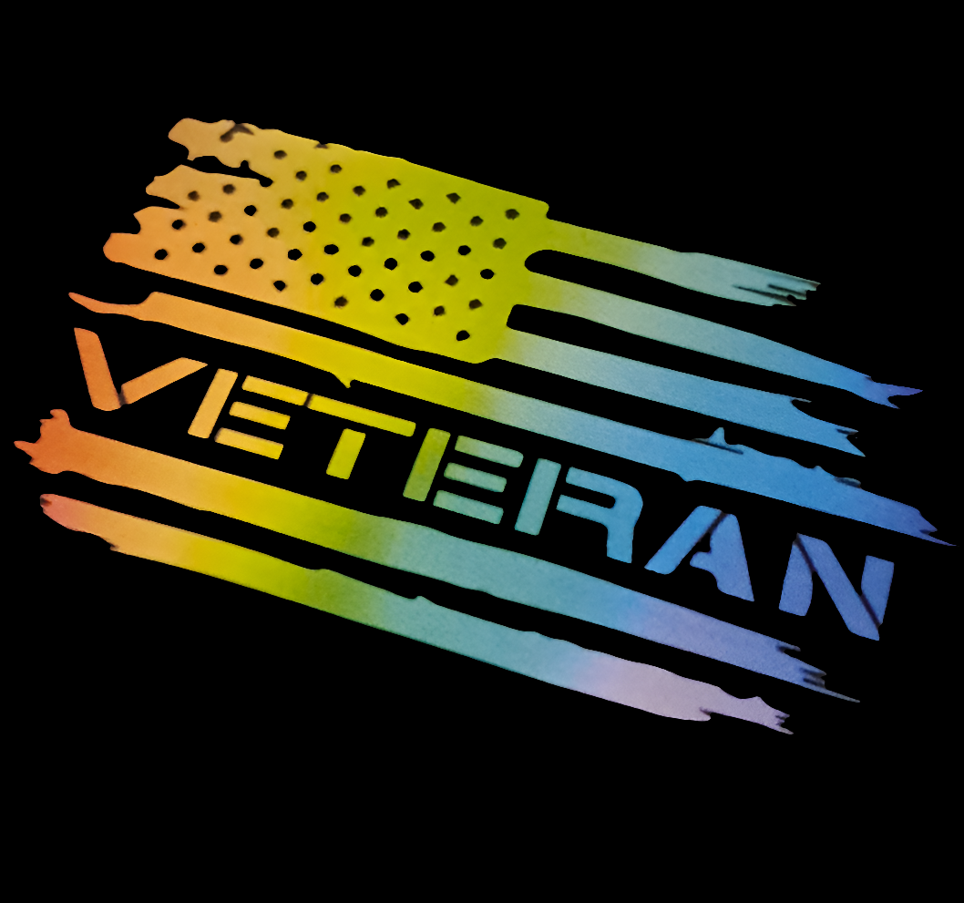 16-Pack Veteran Stickers 2.8 inch