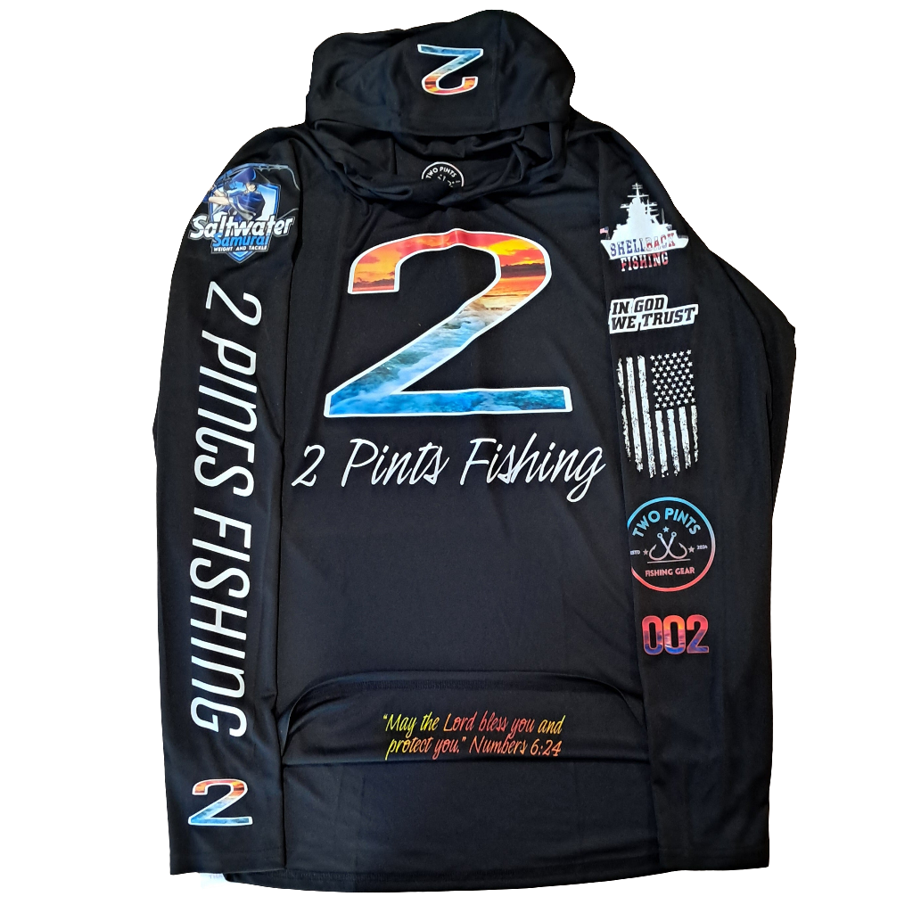 First Edition Tournament Fishing Hoodie - Breathable Dry Fit UPF50 Fishing Shirt