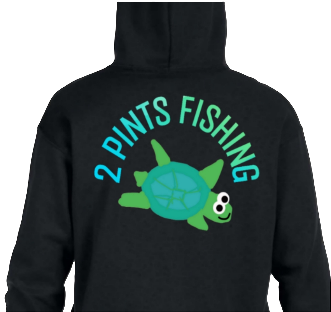 Turtle Winter Hoodie - Heavy Weight 8 Oz Premium 50/50 Cotton Blend Thick Pullover