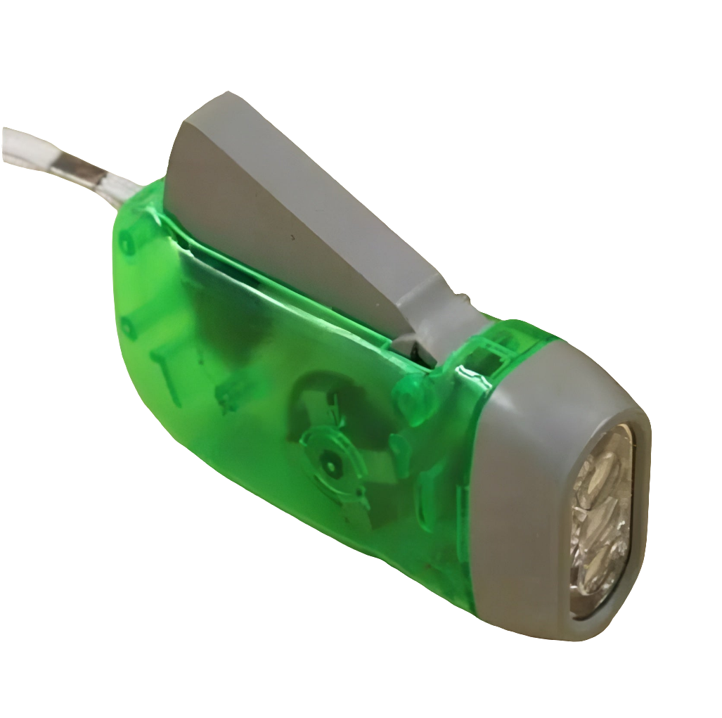 Hand Crank LED Flashlight