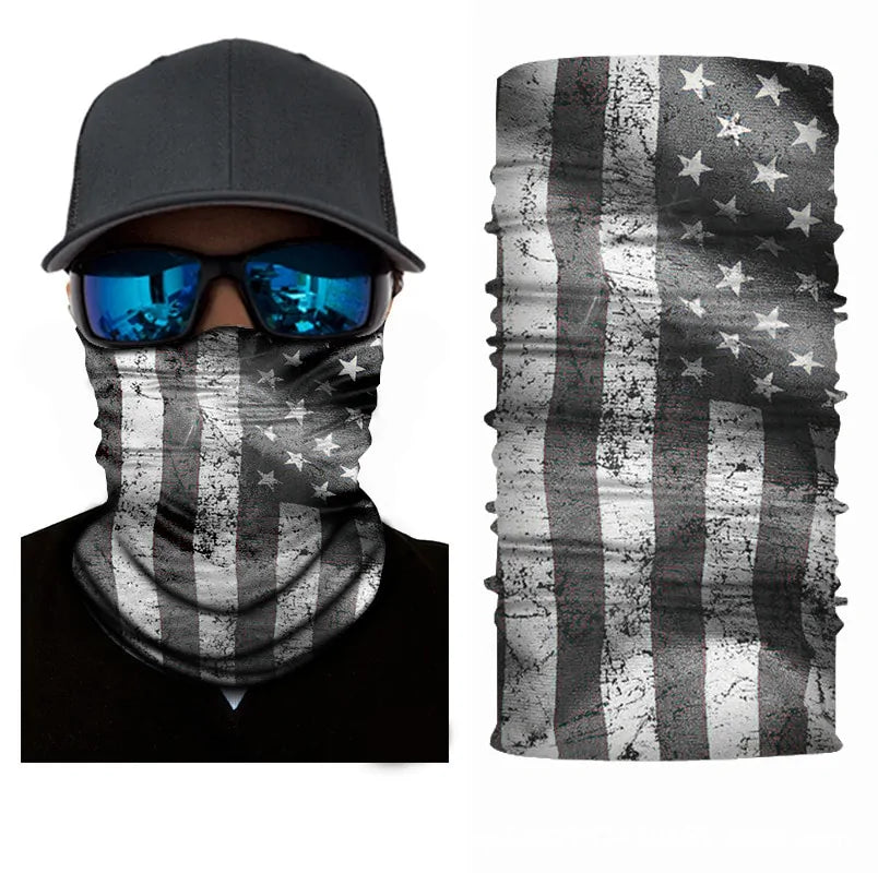 Flag Face Bandana: Multi-functional Outdoor Accessory for Men