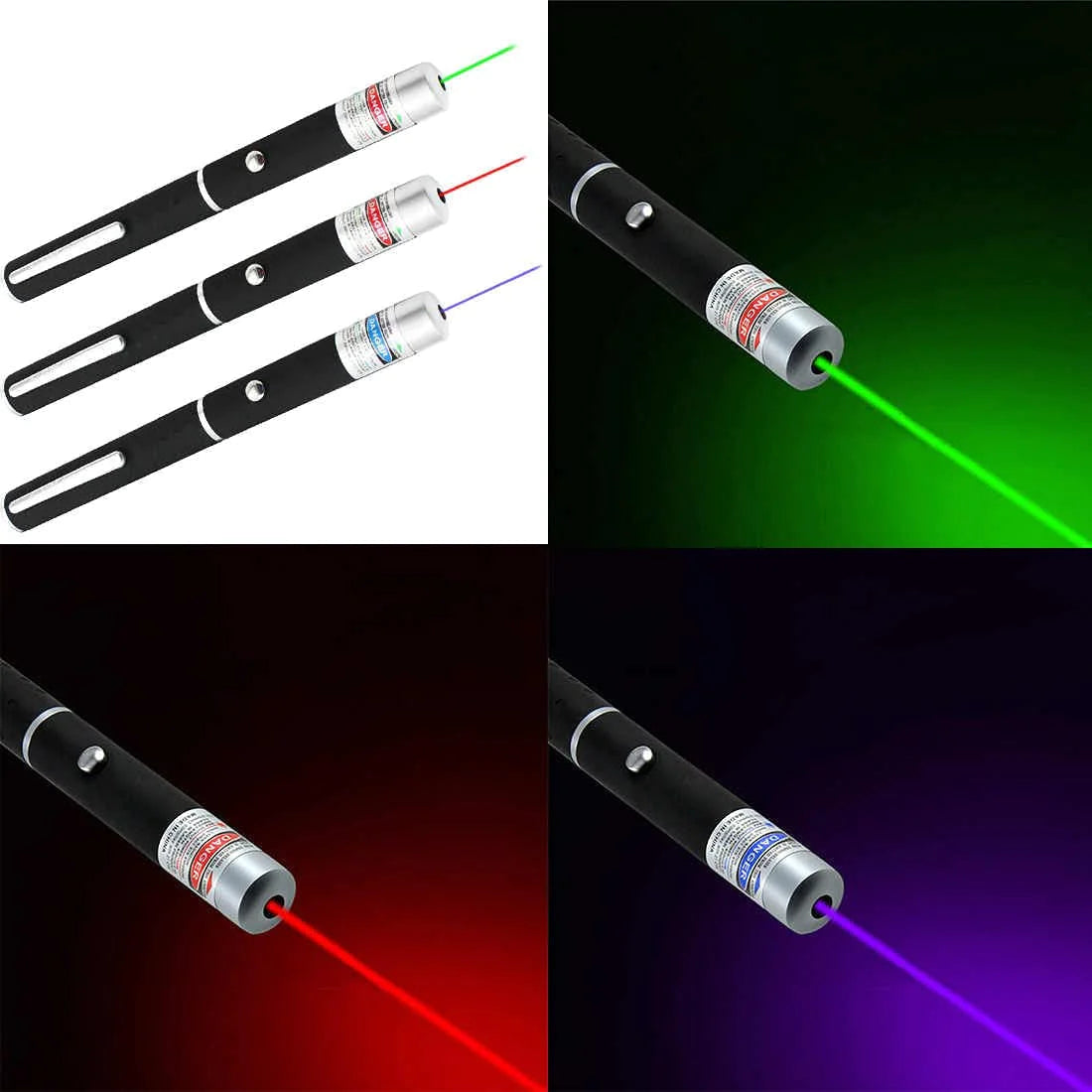 3 Packs 2 Mile Laser Pointer Pen