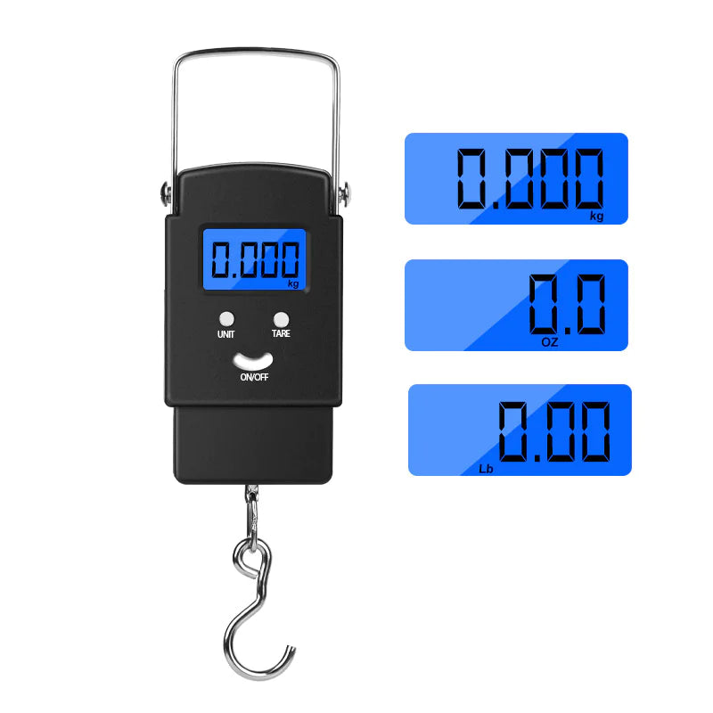 100Lb Portable Fish Scale Digital LCD