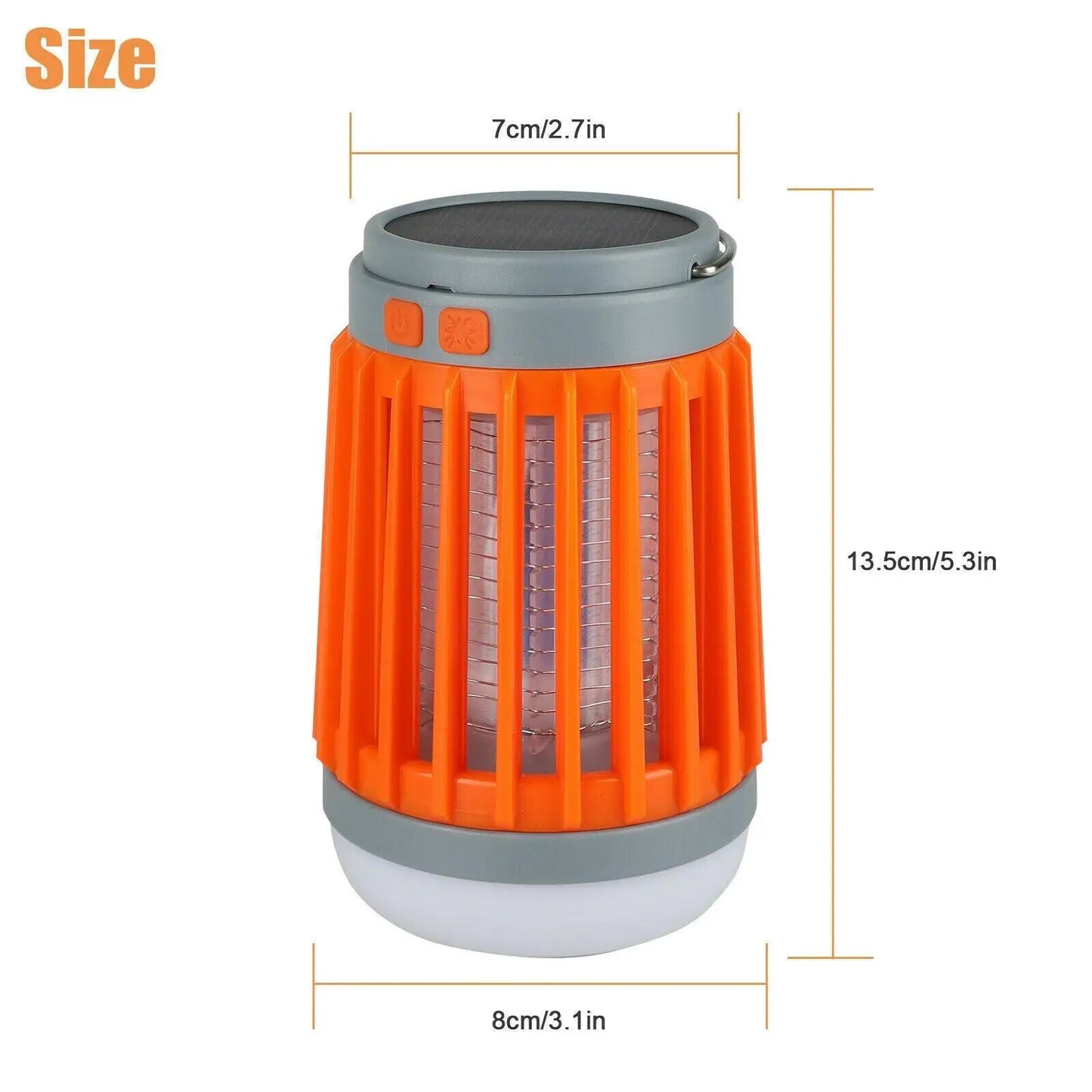 Solar USB Mosquito Killer + Electronic Fly Bug Insect Zapper