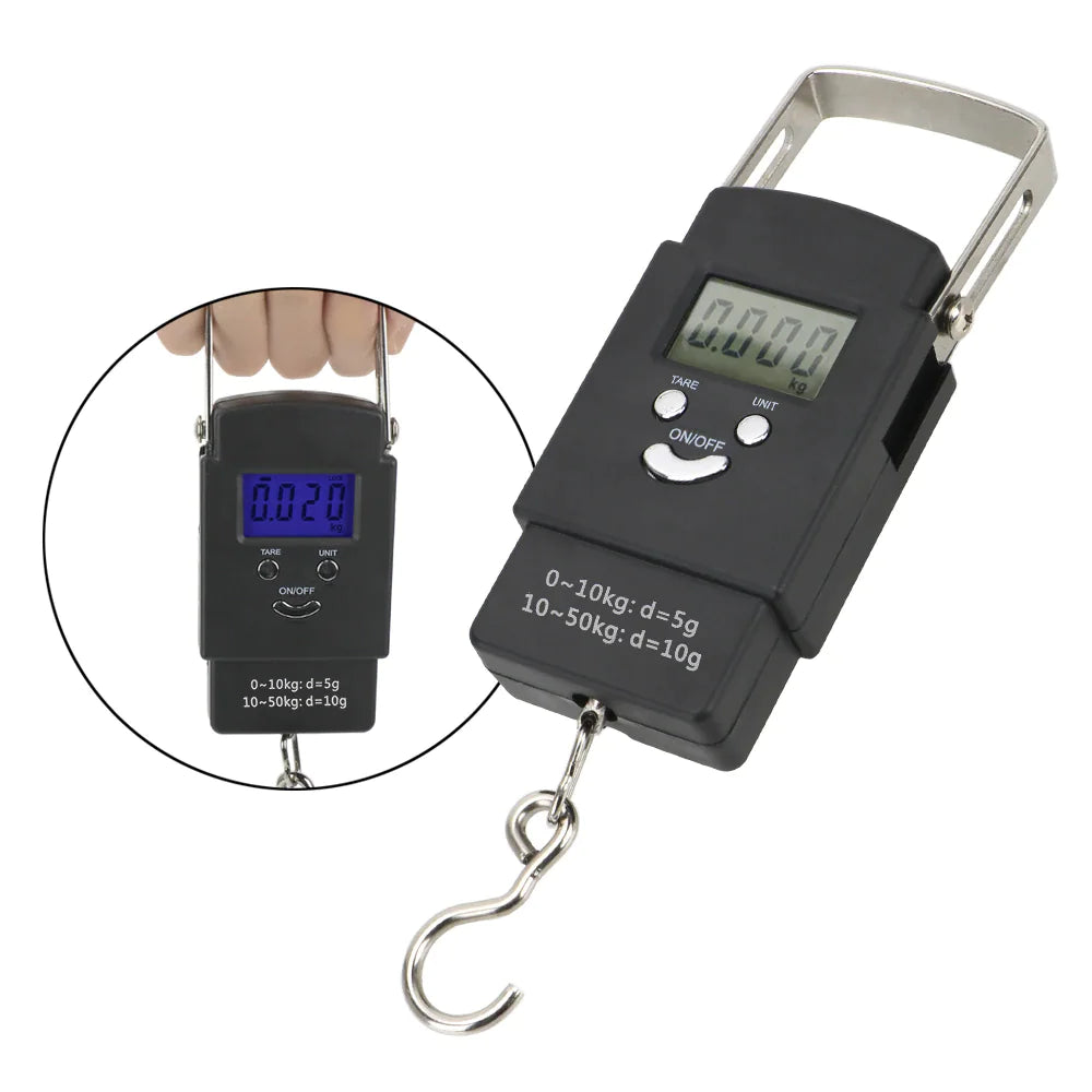 100Lb Portable Fish Scale Digital LCD