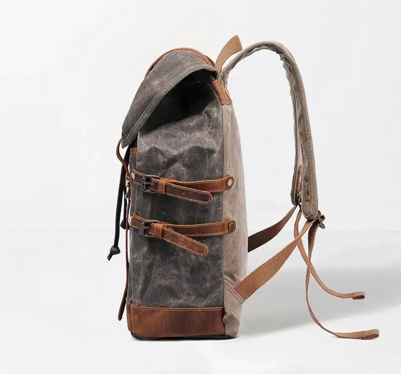 Waterproof Waxed Canvas Backpack