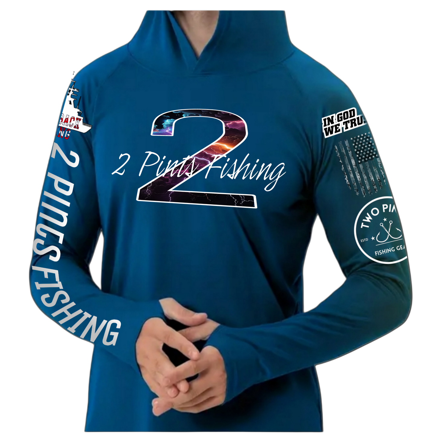 First Edition Tournament Fishing Hoodie - Breathable Dry Fit UPF50 Fishing Shirt