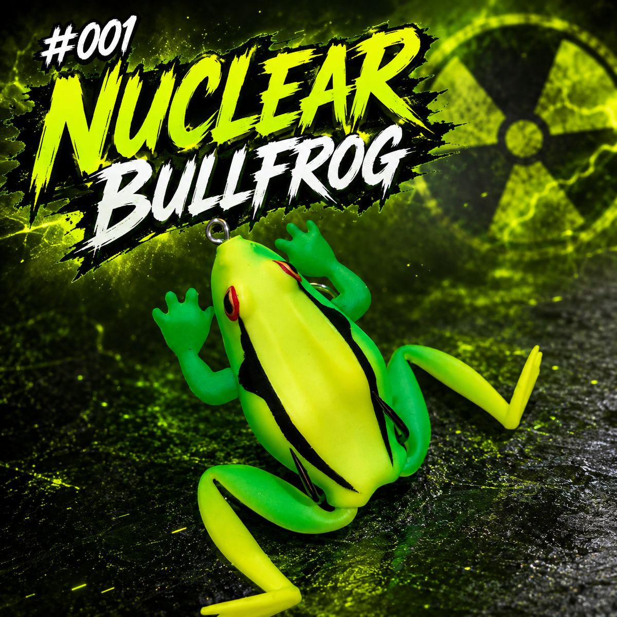 TITAN Frog - Weedless 2.5in 17g Topwater Frog - Heavy Duty SABR Hooks
