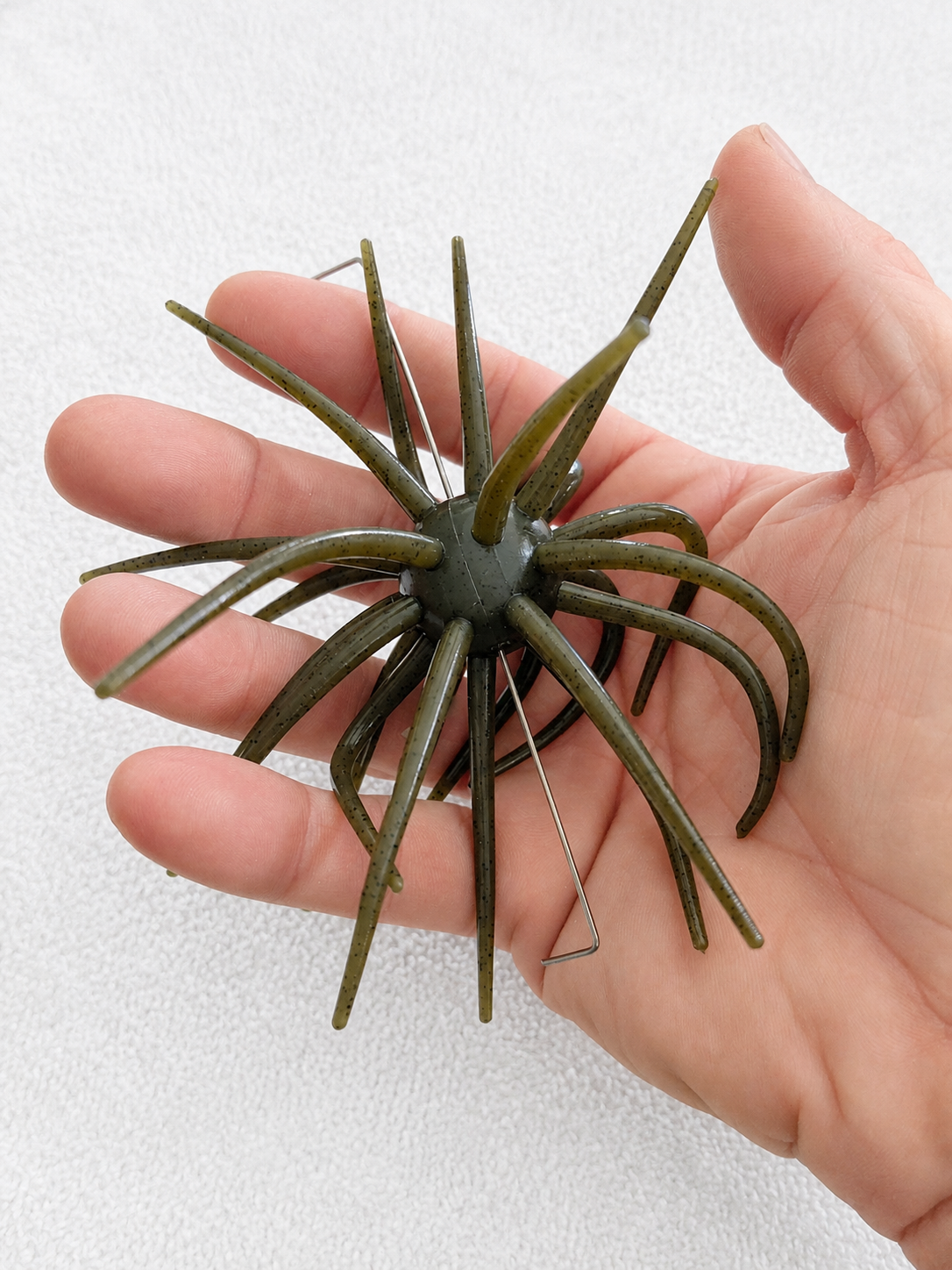 The KRAKEN - 5" Trophy fish Urchin Soft Bait - Tentacle Swim Bait Fishing Lure w/ Box for Freshwater Saltwater Bass Redfish Drumfish Trout Catfish Pike Snook