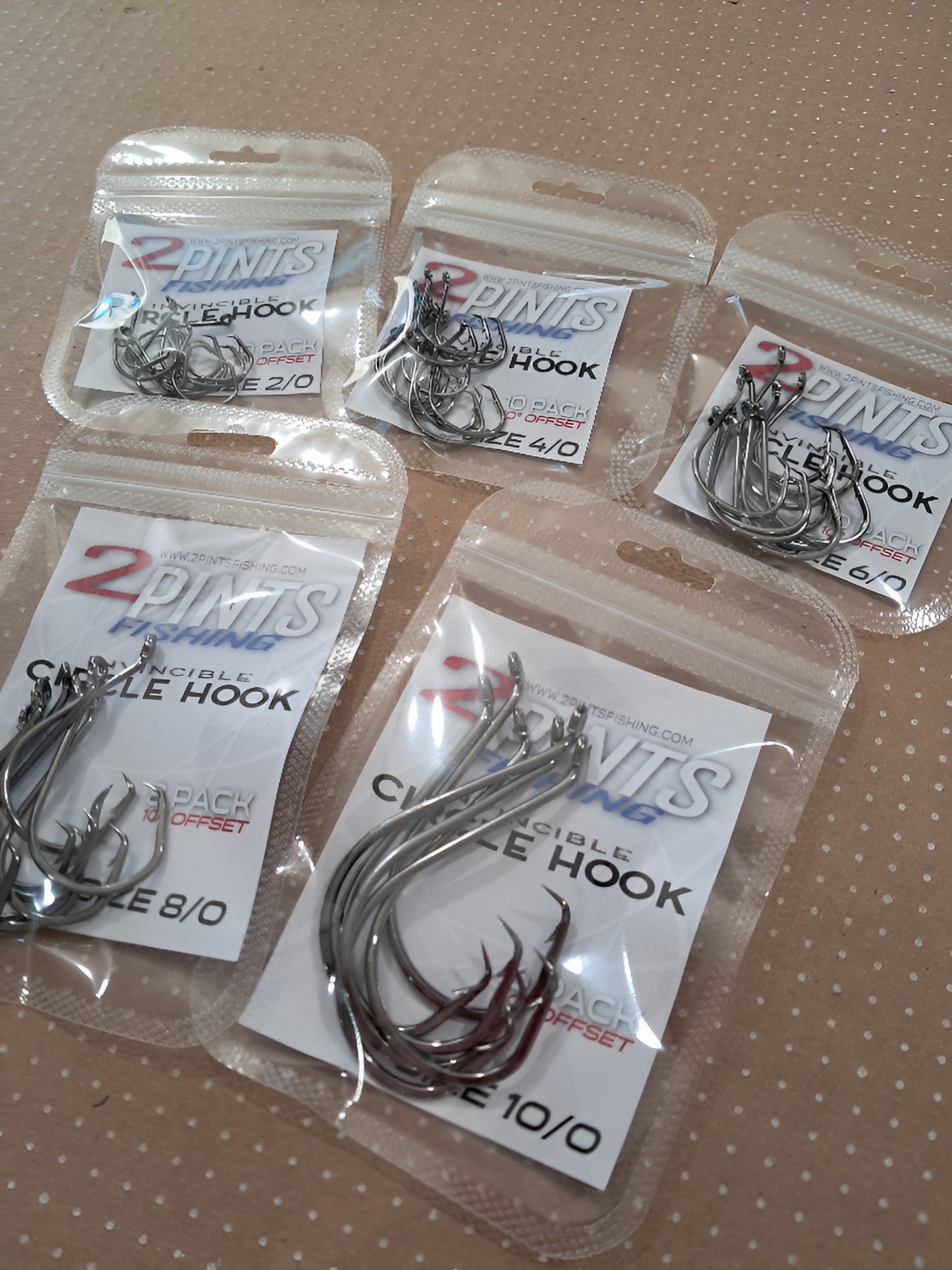 Invincible Cicle Hooks 10° Offset Heavy Duty Fishing Hooks