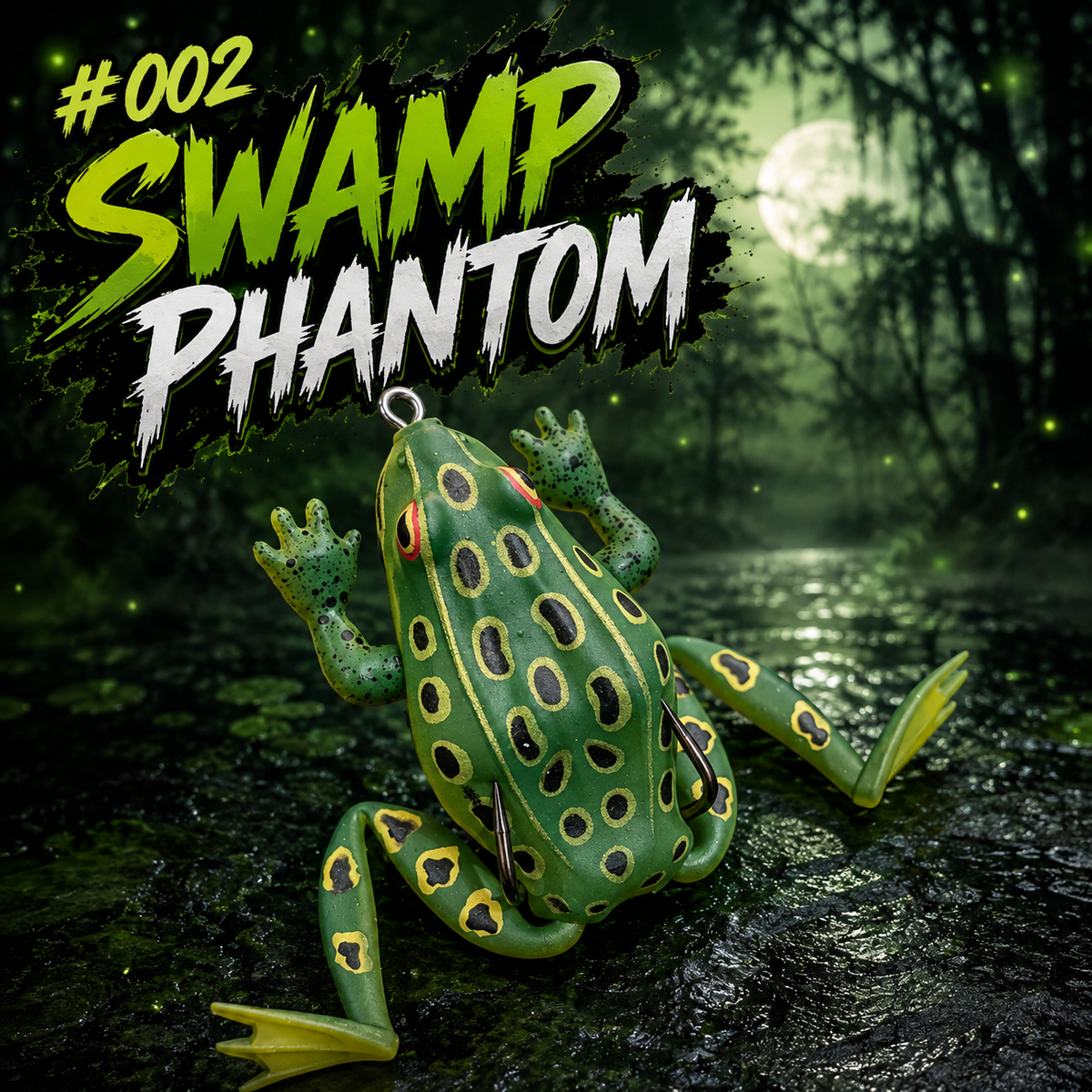 TITAN Frog - Weedless 2.5in 17g Topwater Frog - Heavy Duty SABR Hooks