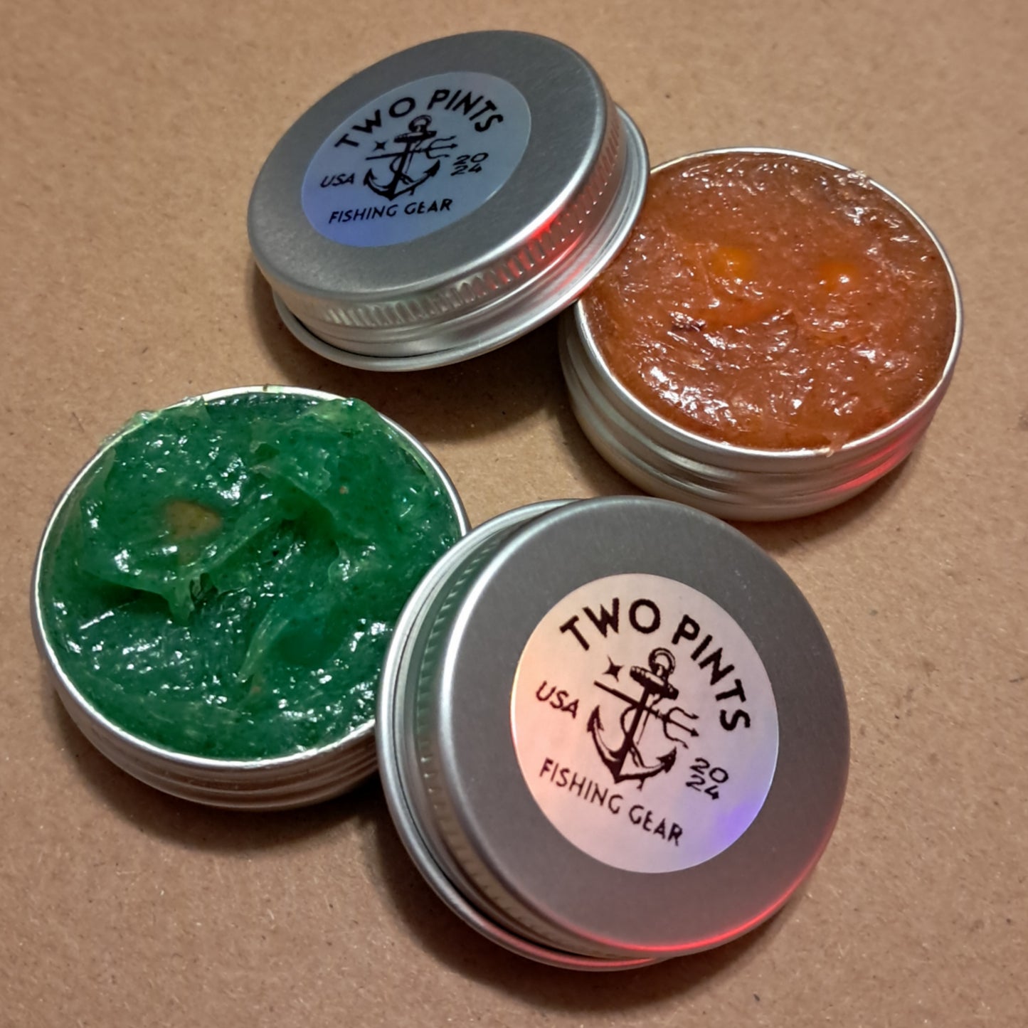 Fish Attractant Gel - Glow in the Dark +UV Small Batch Handmade Extra Strength Long Lasting Fish Attractant Gel Made with real FRESH Bait and Amino Acids for Freshwater and Saltwater Fishing