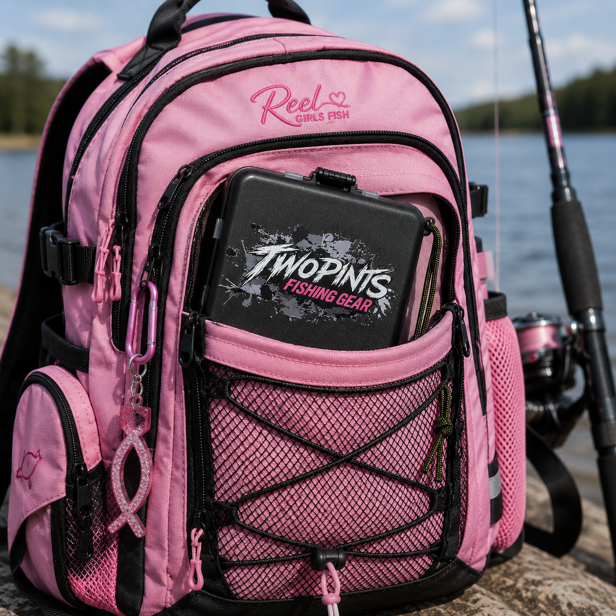 Small Fishing Tackle Box 4.7in x 3.7in