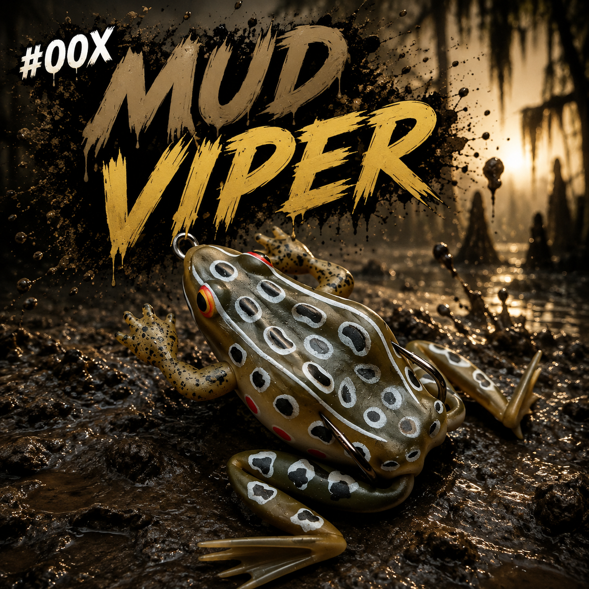 TITAN Frog - Weedless 2.5in 17g Topwater Frog - Heavy Duty SABR Hooks