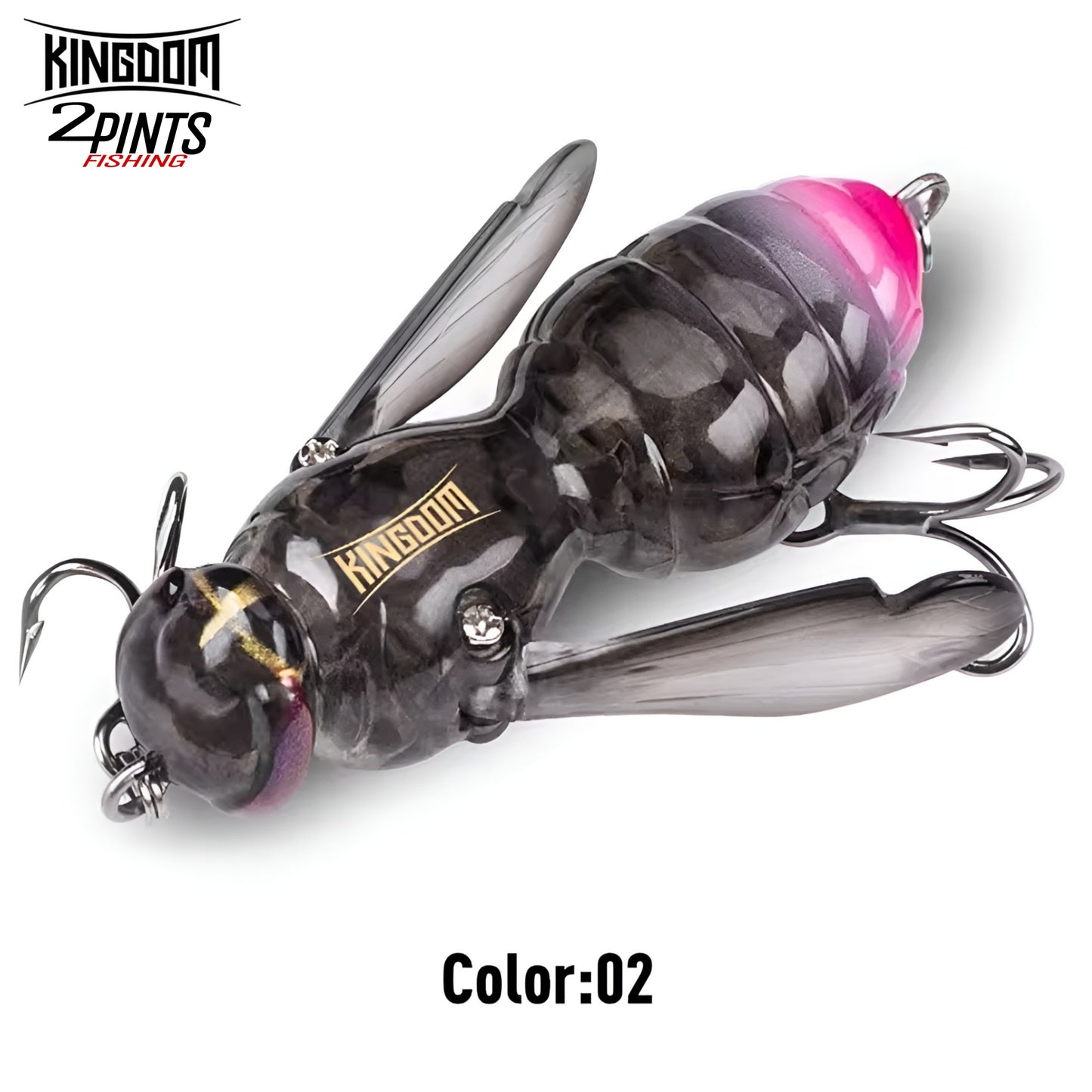 1.57 Inch Bionic Wasp Topwater Fishing Lure 4.2g