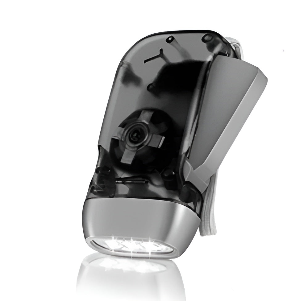 Hand Crank LED Flashlight