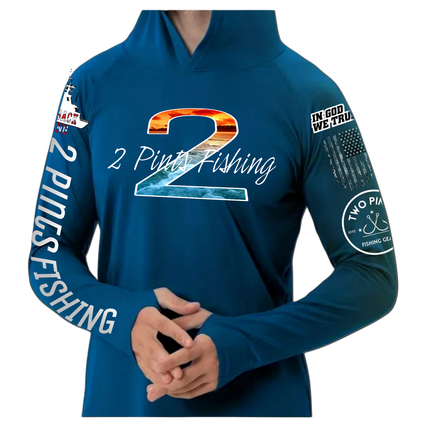 First Edition Tournament Fishing Hoodie - Breathable Dry Fit UPF50 Fishing Shirt